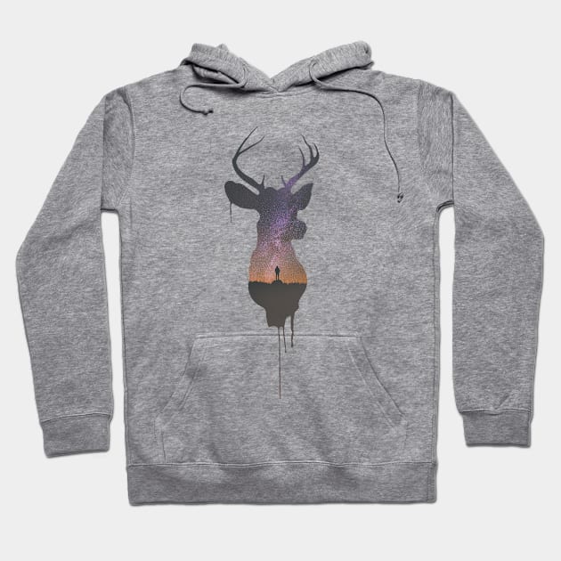 Deer Head IV Hoodie by edwardlucas